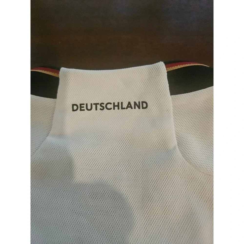 Adidas Germany Home Jersey Mens 3XL White Black 2022 World Cup Soccer Shirt